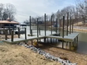 custom lake dock design in Ten Mile TN